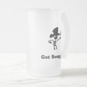 Pirate Got Swagger Mattglas Bierglas (VorderseiteRechts)