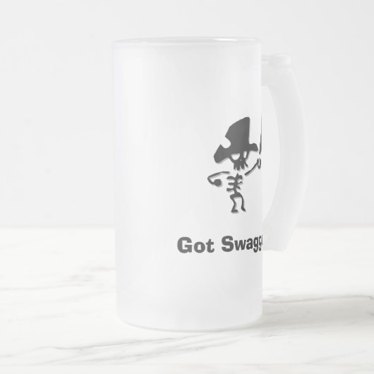 Pirate Got Swagger Mattglas Bierglas (VorderseiteRechts)