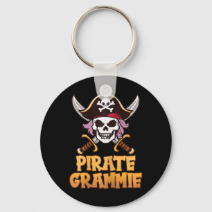 Pirate Grammie Funny Captain Grandma Halloween Cos Schlüsselanhänger