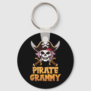 Pirate Grammy Captain Matching Oma Halloween C Schlüsselanhänger