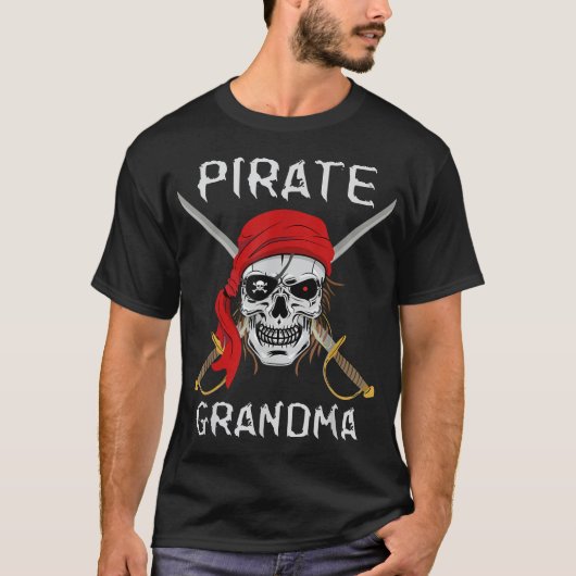 Pirate Grandma T-Shirt (Vorderseite)