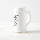 Pirate Graphic Keramik Beer Tasse, Zuhause Bar Bee Bierglas (VorderseiteRechts)