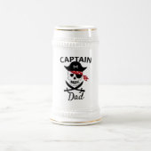 Pirate Graphic Keramik Beer Tasse, Zuhause Bar Bee Bierglas (Mittel)