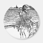 Pirate Graphis Magnet (Vorne)