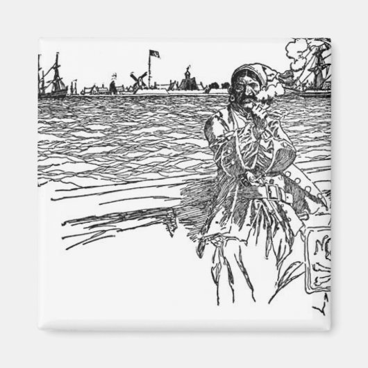 Pirate Graphis Magnet (Vorne)