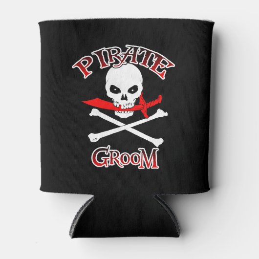 Pirate Groom Dosenkühler (Vorderseite)