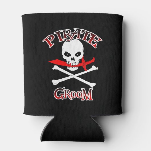 Pirate Groom Dosenkühler (Rückseite)