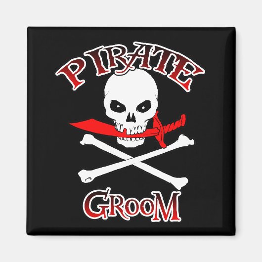 Pirate Groom Magnet (Vorne)