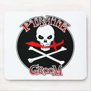 Pirate Groom Mousepad
