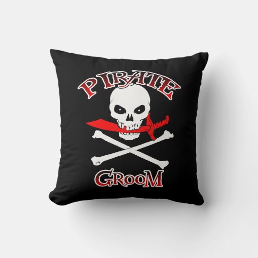 Pirate Groom Pillow Kissen (Vorderseite)