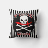 Pirate Groom Throw Kissen (Rückseite)