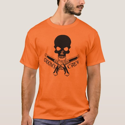 Pirate Grooms Crew T - Shirt (Vorderseite)