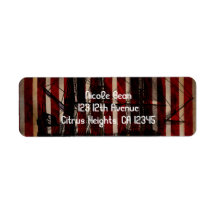 Pirate Grunge Geburtstagsparty Address Labels