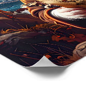 Pirate Guinea Pig Poster (Ecke)