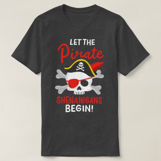 Pirate Halloween Pirate T-Shirt (Design vorne)