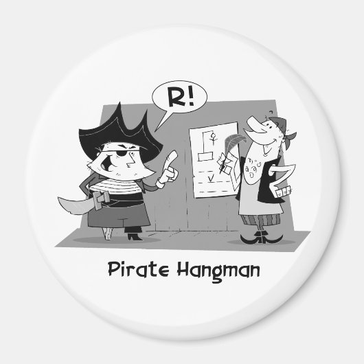 Pirate Hangman Magnet (Vorne)