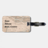 Pirate Hat Beagle Gepäckanhänger (Rückseite horizontal)