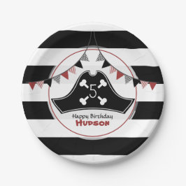 Pirate Hat Birthday Pappteller