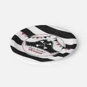 Pirate Hat Birthday Pappteller (Schrägansicht)