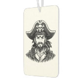 Pirate head with hat sailor and Eye Patch and Bear Autolufterfrischer (Links)