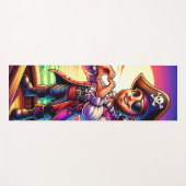 Pirate Heart Hands Yogamatte (Vorderseite (Horizontal))