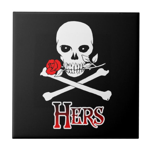 Pirate Hers Fliese (Vorderseite)