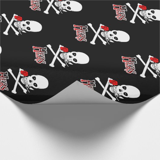 Pirate Hers Geschenkpapier (Ecke)