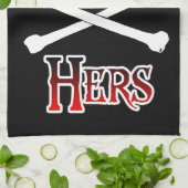 Pirate Hers Küchentuch (Gefaltet)