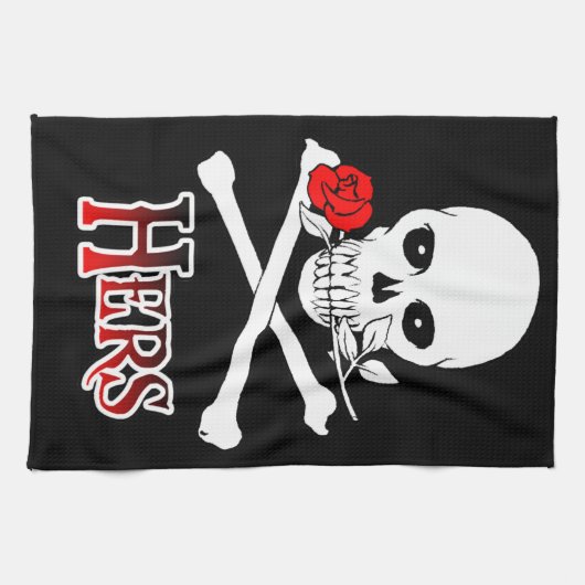 Pirate Hers Küchentuch (Horizontal)