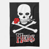 Pirate Hers Küchentuch (Vertikal)