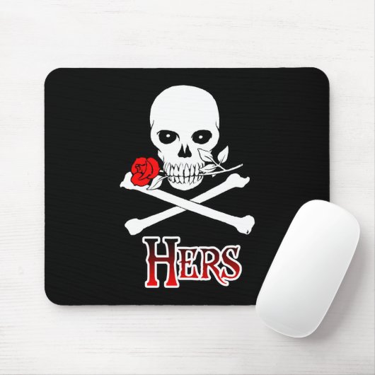 Pirate Hers Mousepad (Mit Mouse)