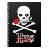 Pirate Hers Notizblock (Vorderseite)