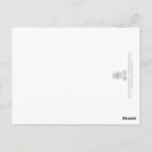 Pirate Hexe Postkarte (Rückseite)