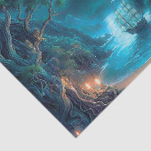 Pirate Hideaway Cove Decoupage Paper Seidenpapier (Ausschnitt)