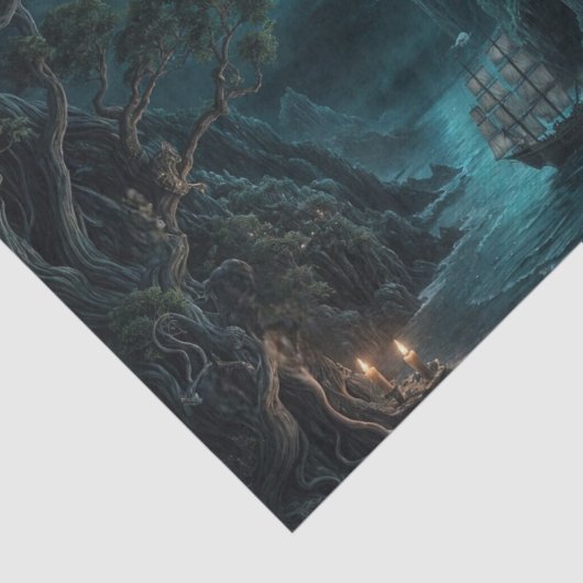 Pirate Hideaway Decoupage Paper Seidenpapier (Ausschnitt)