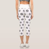 Pirate High Waisted Yoga Capri Leggings (Rückseite)