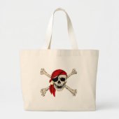 Pirate Hintern Bag Jumbo Stoffbeutel (Vorne)