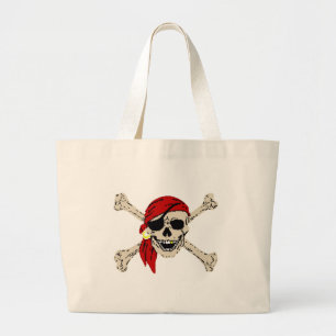 Pirate Hintern Bag Jumbo Stoffbeutel