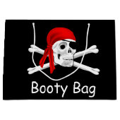 Pirate Hintern Bag Lg Gift Bag Große Geschenktüte (Vorderseite)
