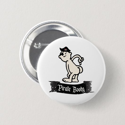 Pirate Hintern Button (Vorne & Hinten)