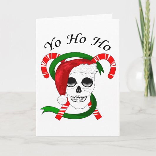 Pirate Holday Card Feiertagskarte (Vorderseite)