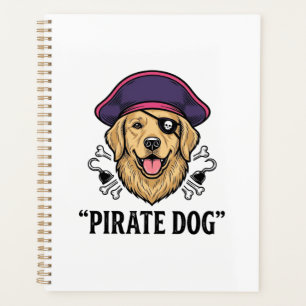 Pirate-Hund-Vintage-Stickerei-Shirt-Design_1 Planer