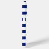 Pirate in Nautic Chrome auf Navy Stripes Print Case-Mate iPhone Hülle (Rückseite / Rechts)