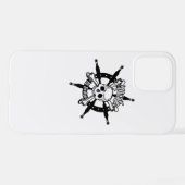 Pirate iPhone Case 12 iPhone Hülle (Rückseite (Horizontal))