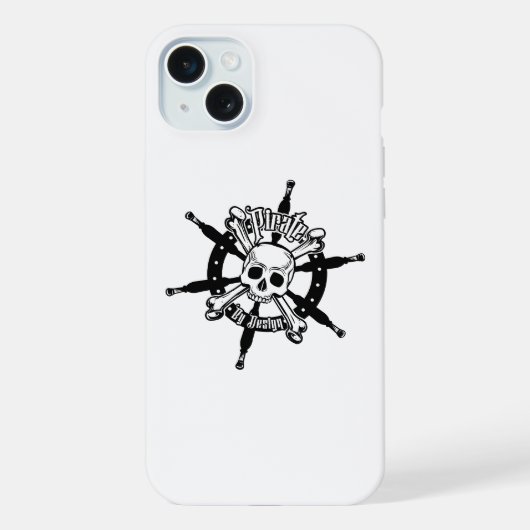 Pirate iPhone Case 15 Plus iPhone Hülle (Rückseite)