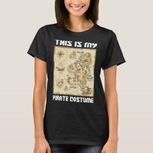 Pirate Island Map Sea Adventure Das ist mein Pirat T-Shirt