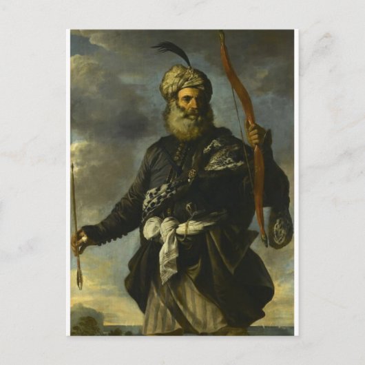 Pirate Jan Janzoon Van Haarlem Postkarte (Vorderseite)