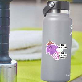 Pirate Jellyfish Adventure Sticker