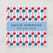 Pirate Jellyfish, Play Center, Activity Center Quadratische Visitenkarte (Vorderseite)