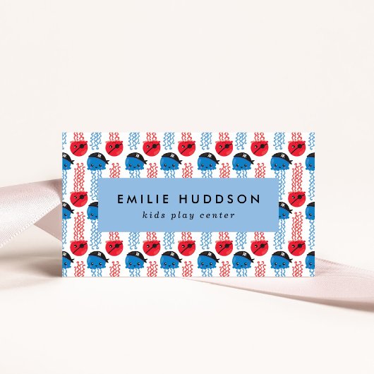 Pirate Jellyfish, Play Center, Activity Center Visitenkarte